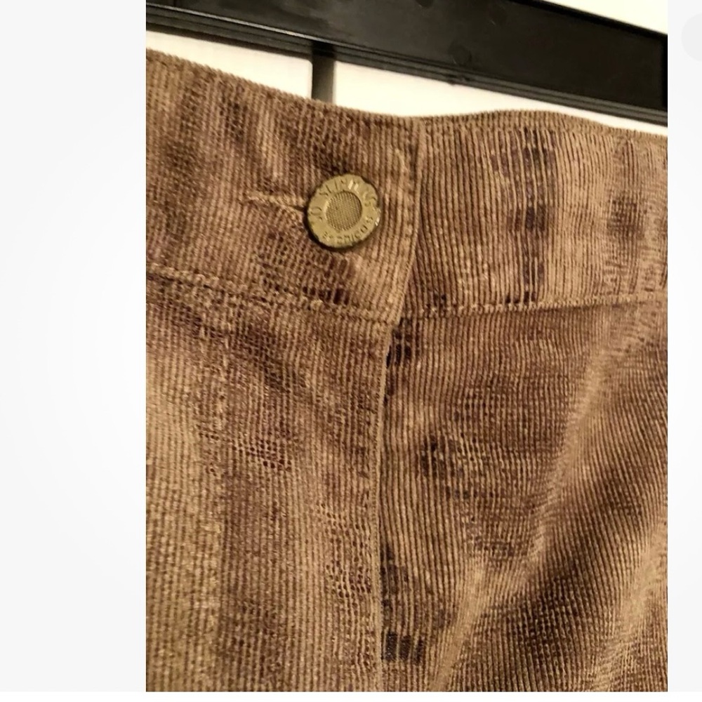 Chico’s Brown Python Corduroy Pants - image 3